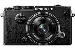 Olympus PEN F DSLR Camera (20.3MP, Black & Silver)