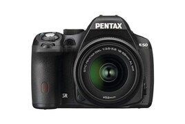 Ricoh Pentax K-50 DSLR Camera (16.5MP, Pink)