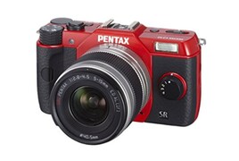Ricoh Pentax Q10 DSLR Camera (12MP, Black & Red)